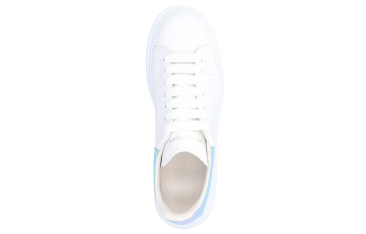 (WMNS) Alexander McQueen Oversized Sneaker 'White Shock Pink' 561726WHVI59375 - 4