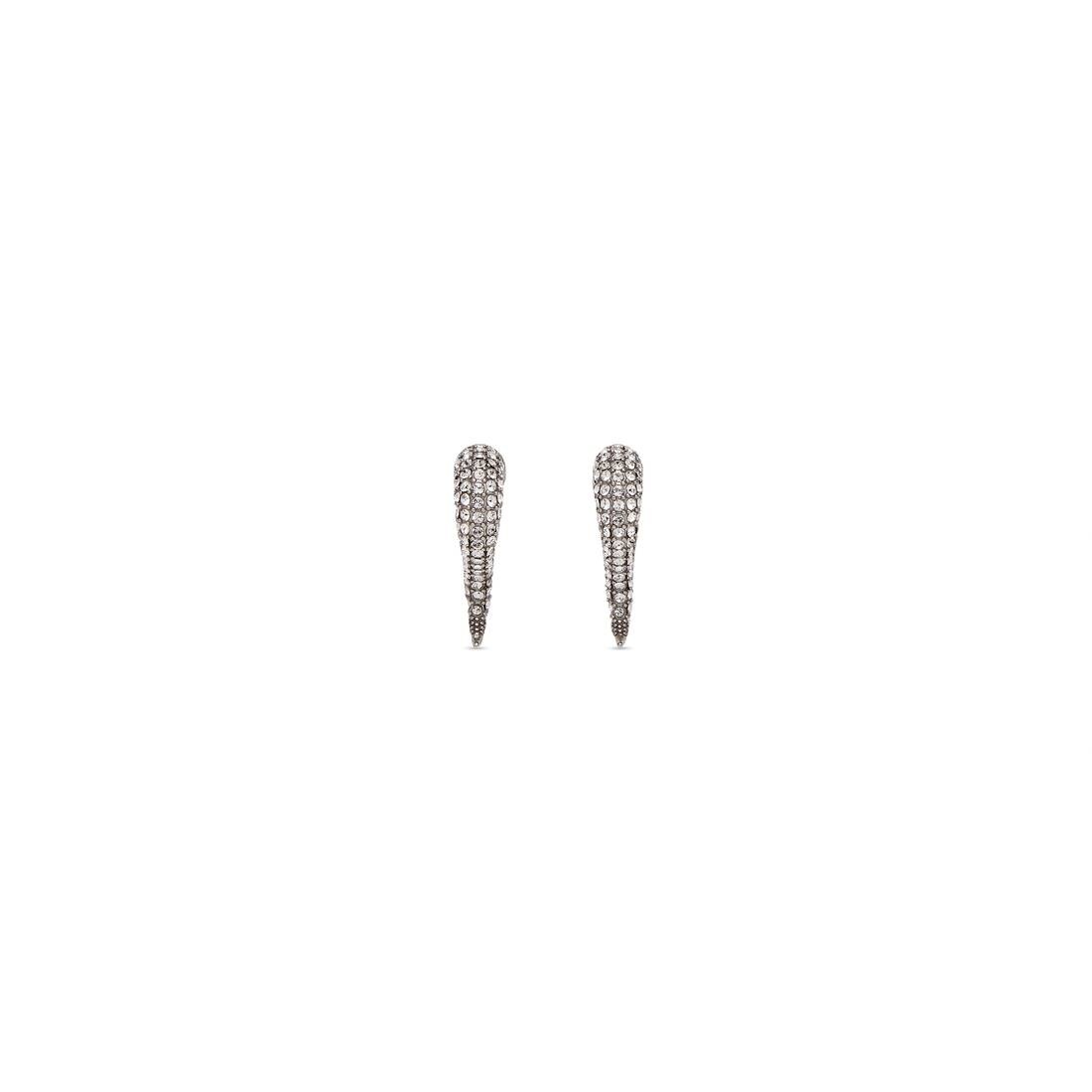 Force Horn Earrings  in Silver - 2