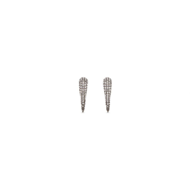 BALENCIAGA Force Horn Earrings  in Silver outlook