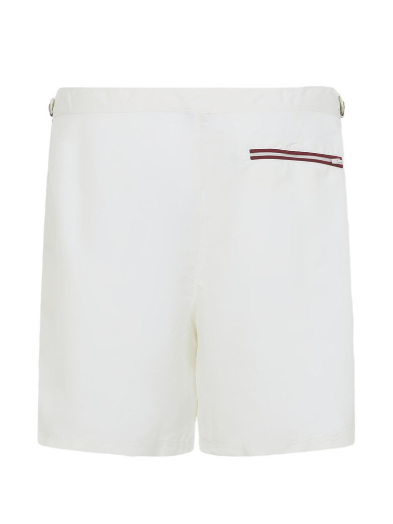 Brunello Cucinelli logo-embroidery swim shorts outlook
