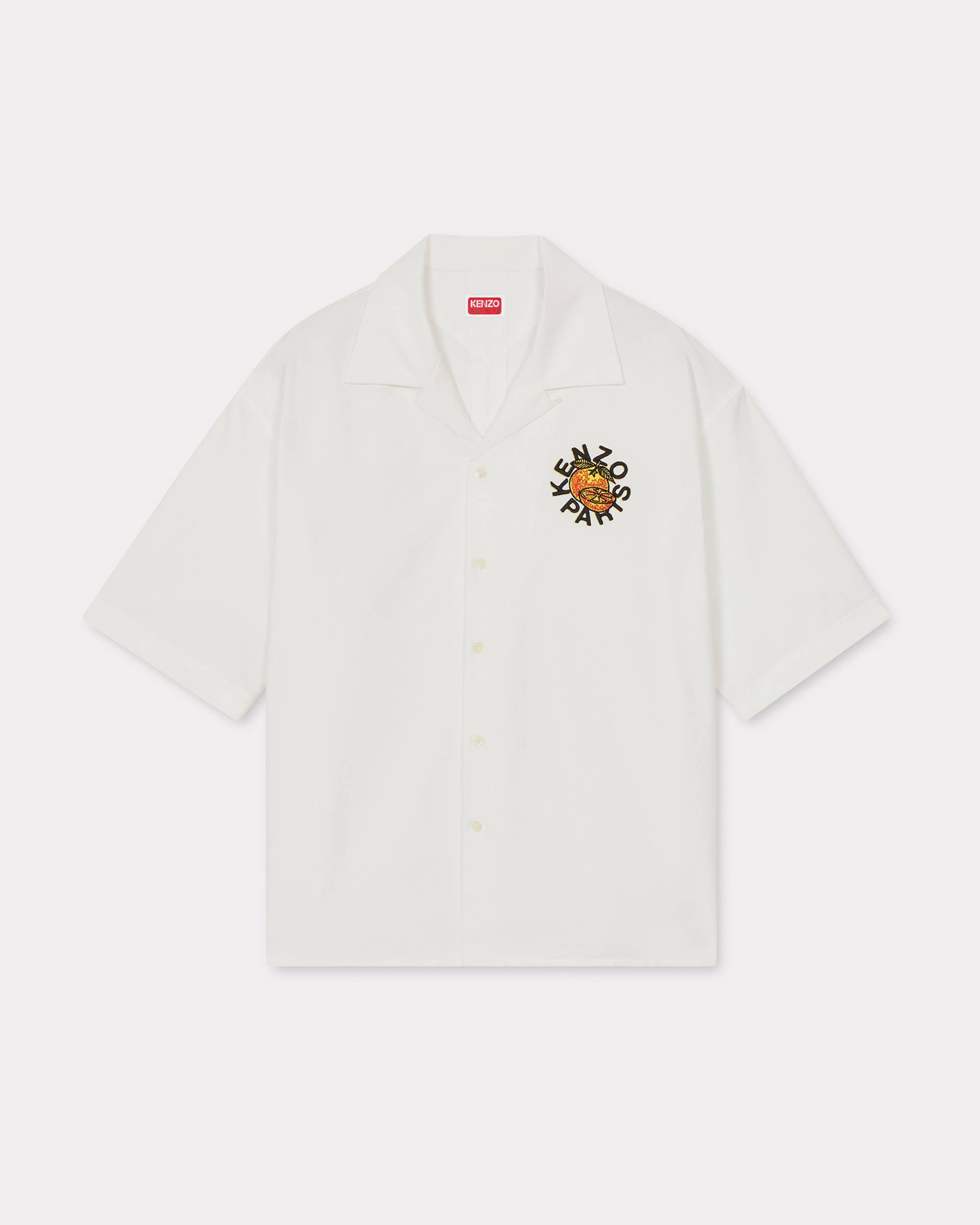 'KENZO Orange' hawaiian shirt - 1