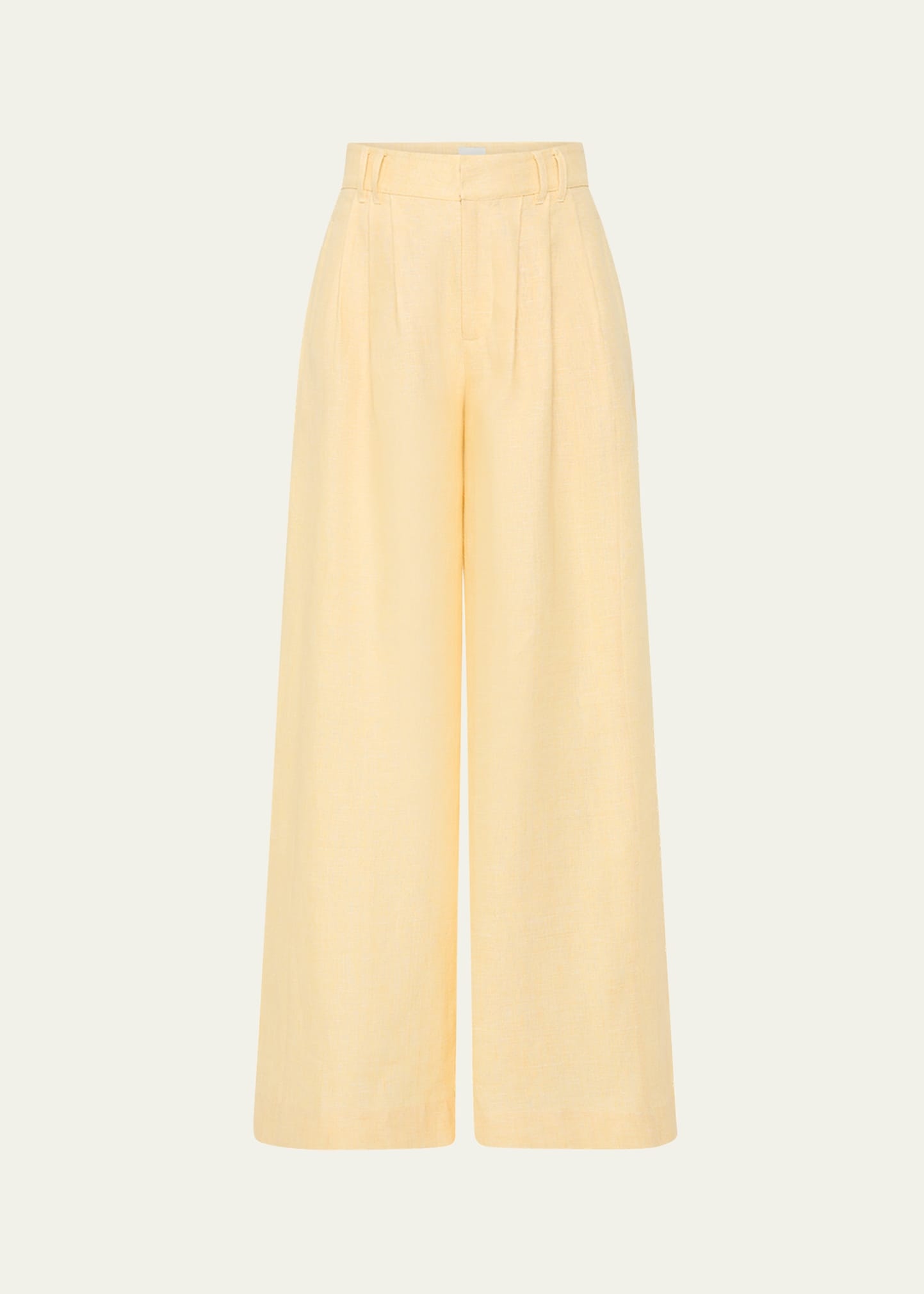 Parker Wide-Leg Linen Trousers - 1