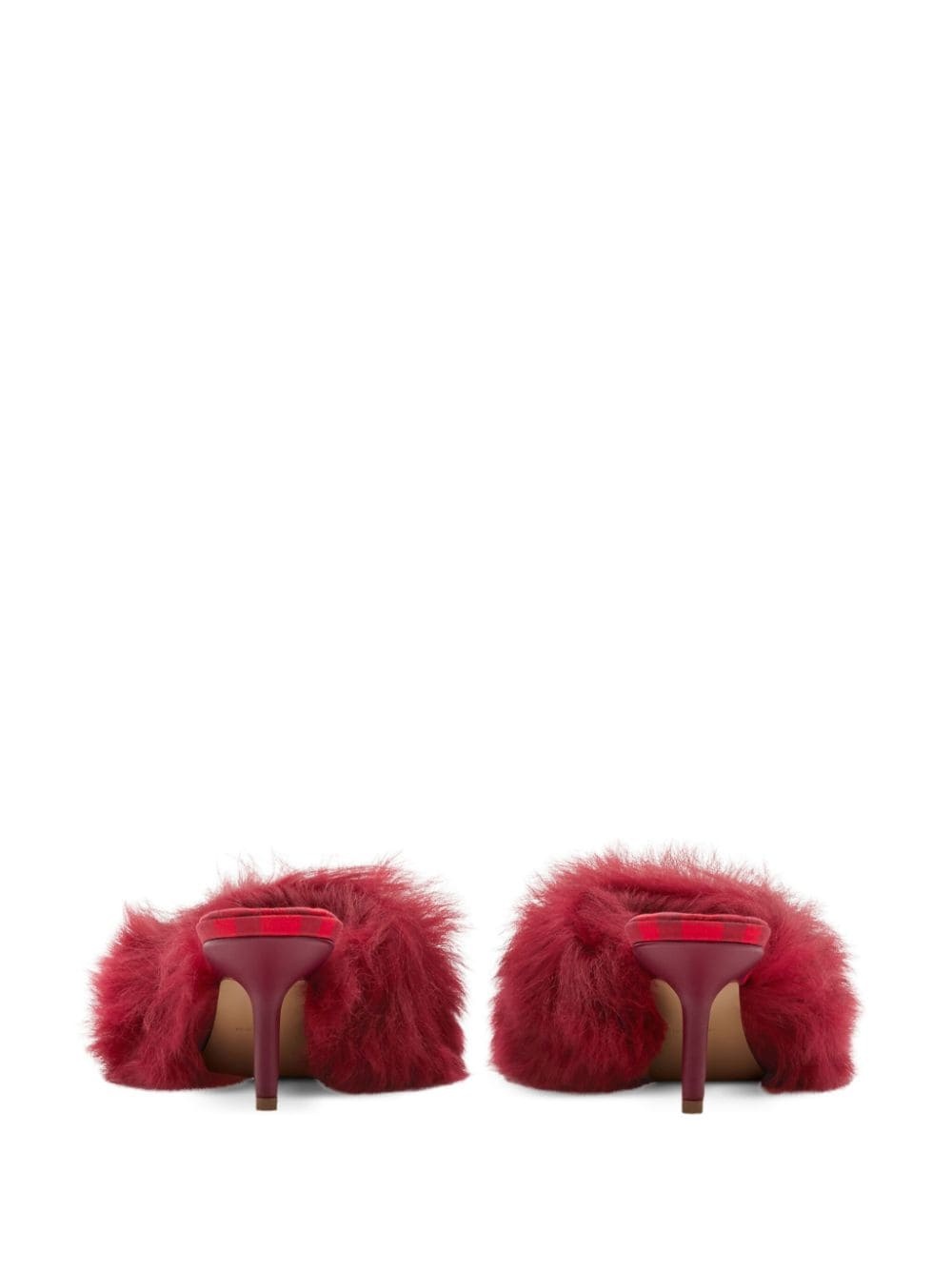 Jackie 65mm shearling sandals - 3
