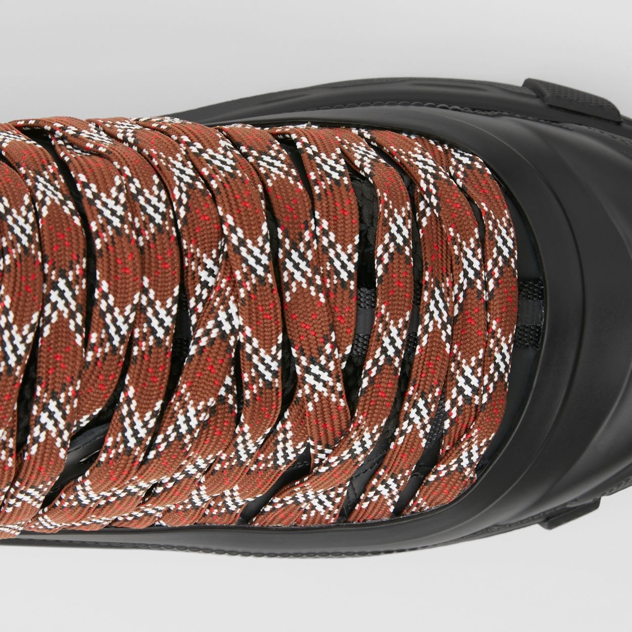 Lace Detail Leather and Nylon Arthur Sneakers - 2