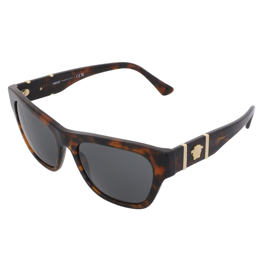 Versace Dark Grey Square Men's Sunglasses VE4457 542987 55 - 3