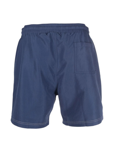 Brunello Cucinelli logo-embroidered swim shorts outlook