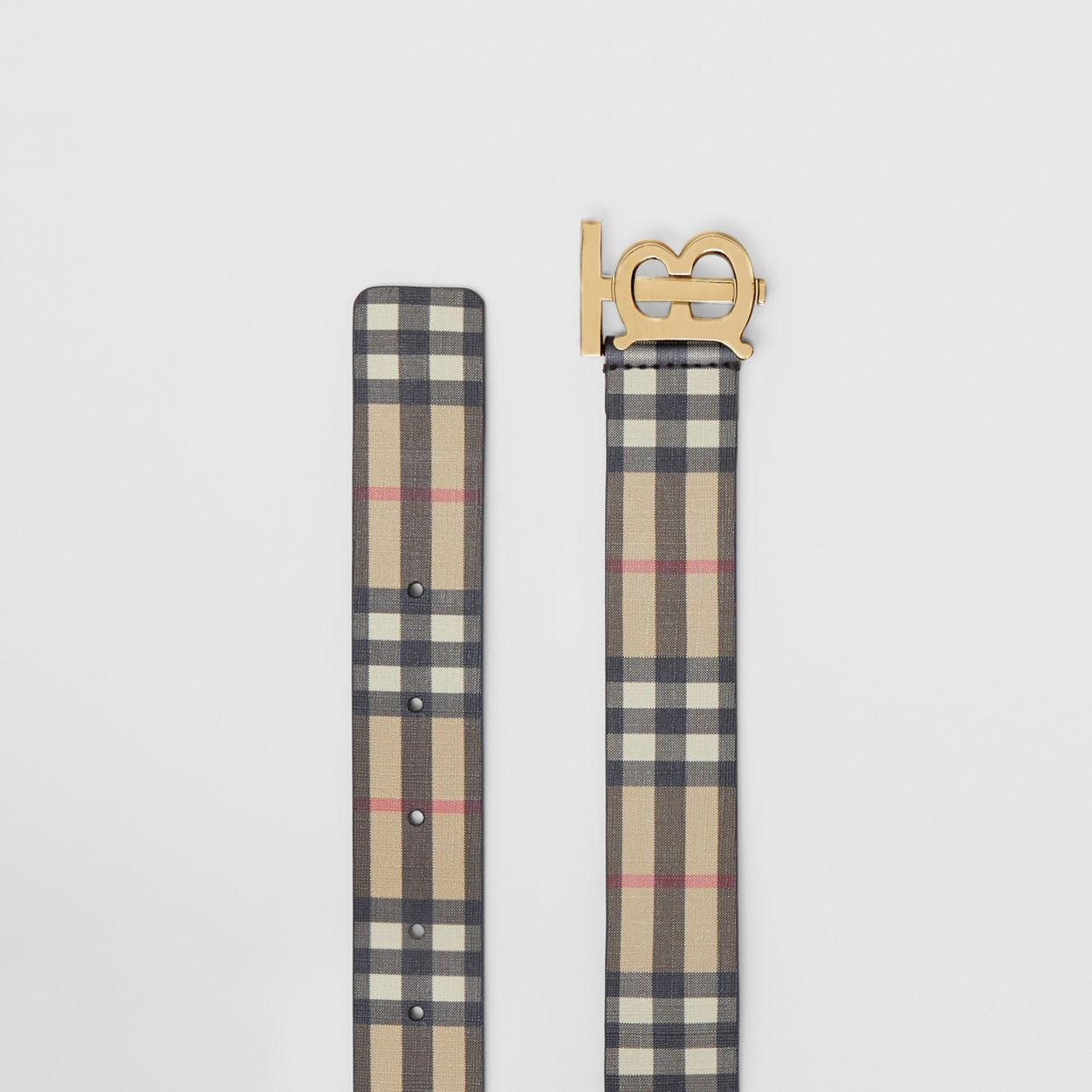 Monogram Motif Vintage Check E-canvas Belt - 6