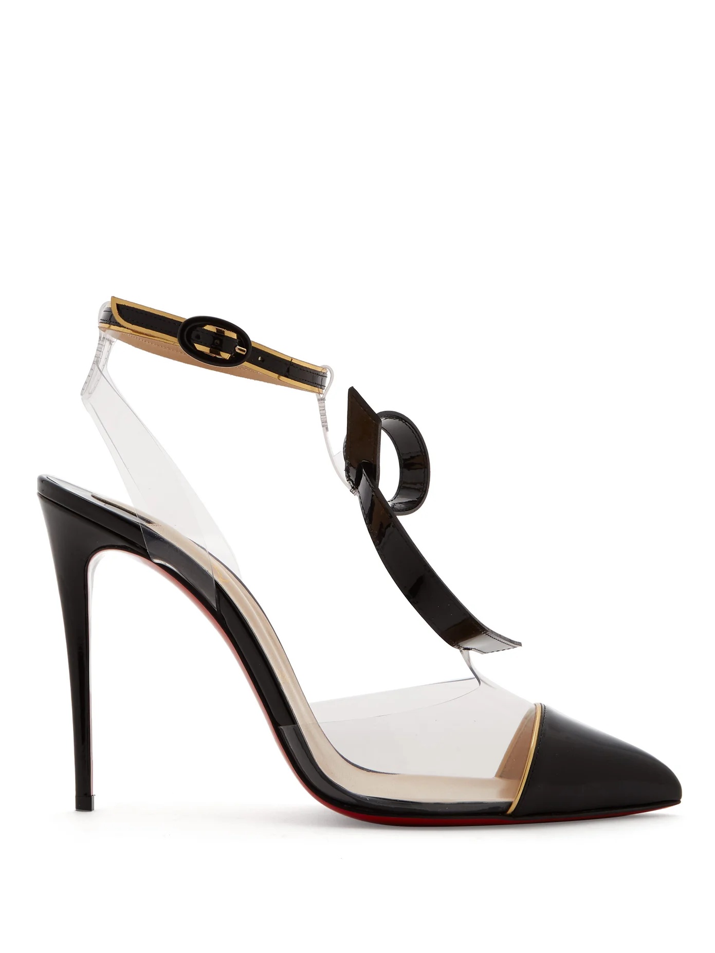 Alta Firma 100 leather and perspex pumps - 1