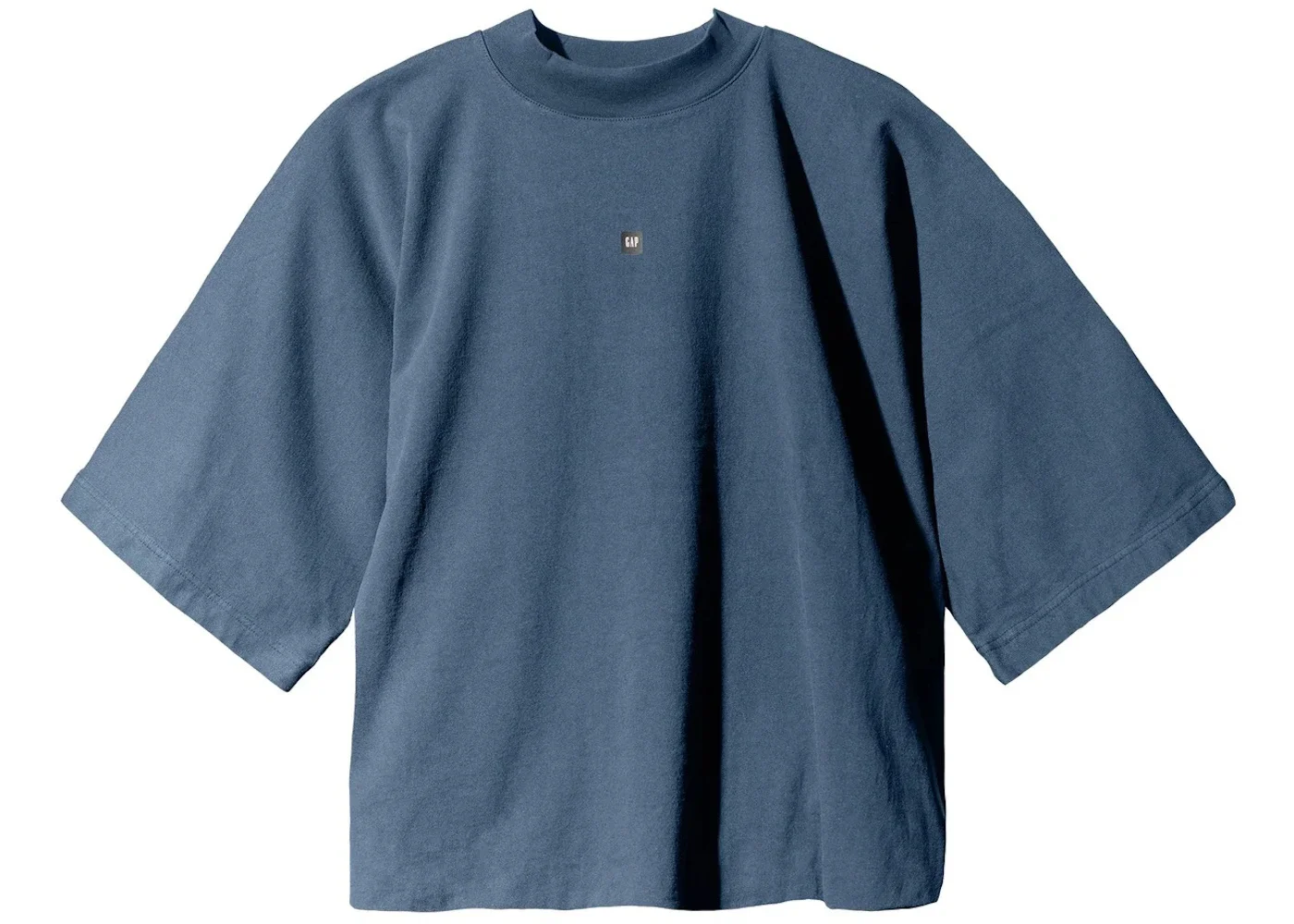 Yeezy Gap Logo No Seam Tee Dark Blue - 1