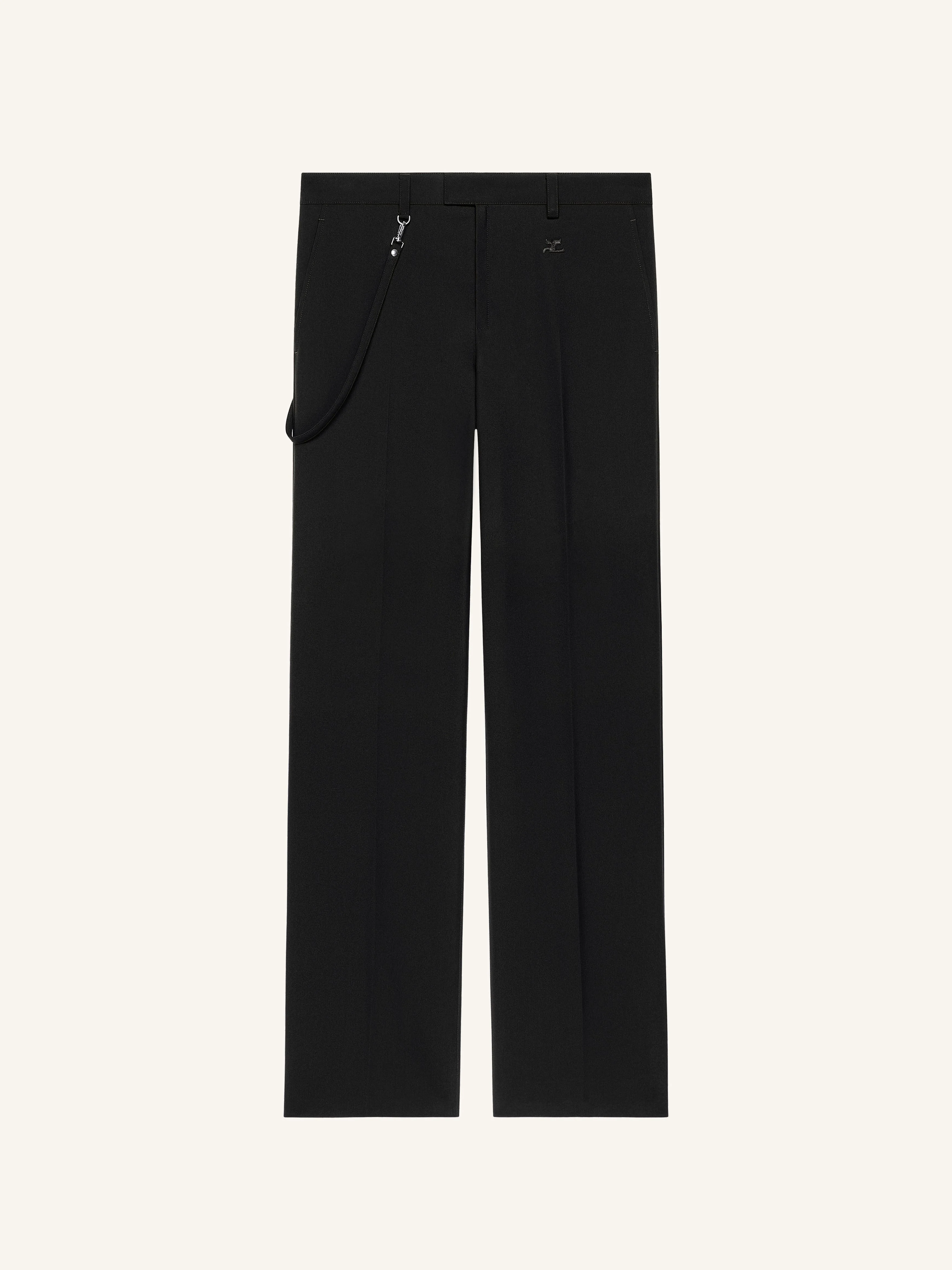 TAILORED TWILL STRAIGHT PANTS - 1