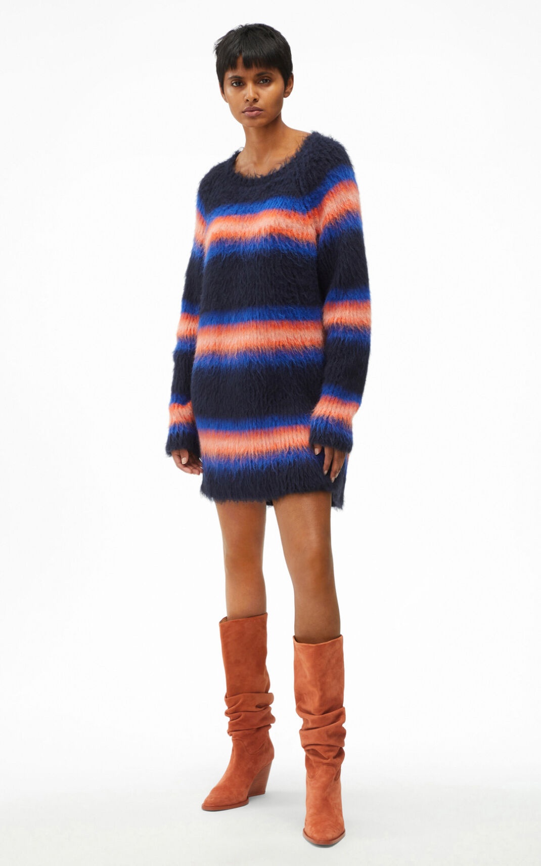 Striped sweater dress - 2