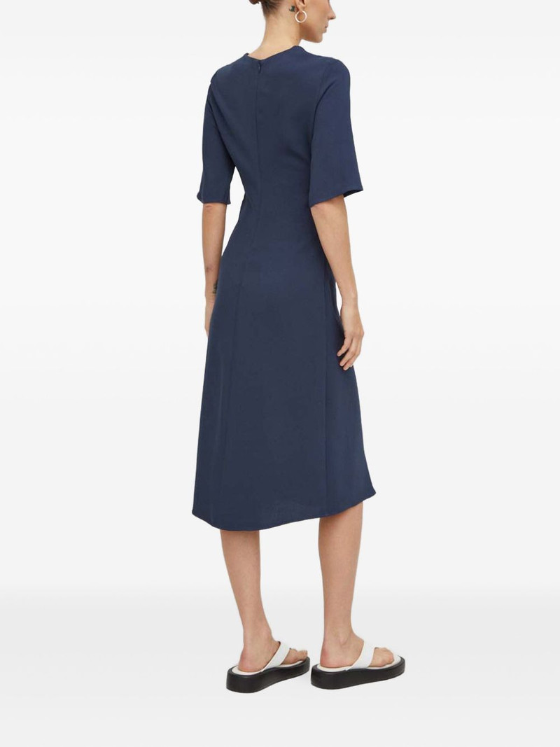 Samailey V-neck gathered midi dress 4