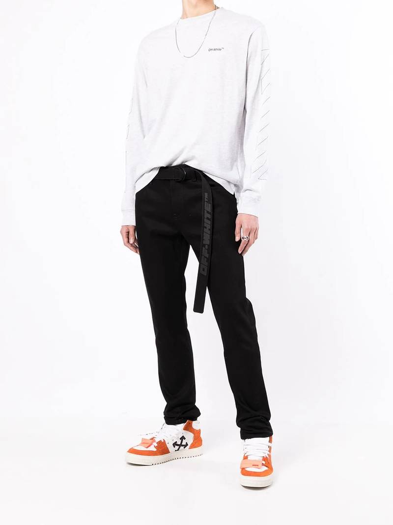 Off-White industry-belt skinny jeans outlook