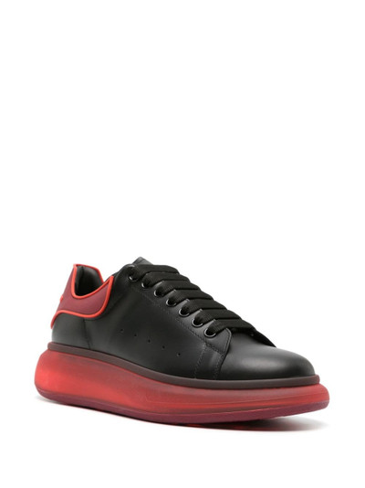 Alexander McQueen chunky lace-up leather sneakers outlook