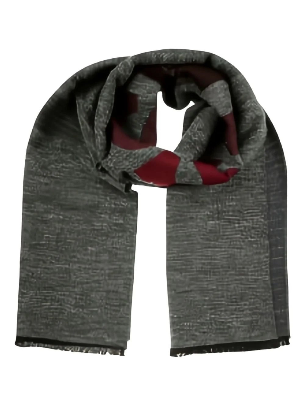 logo-intarsia scarf - 1