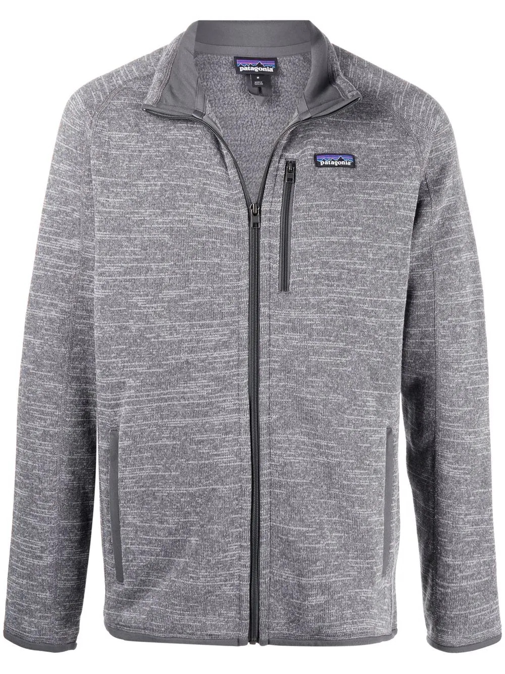 Better Sweater Mélange Fleece-Back Knitted Jacket - 1