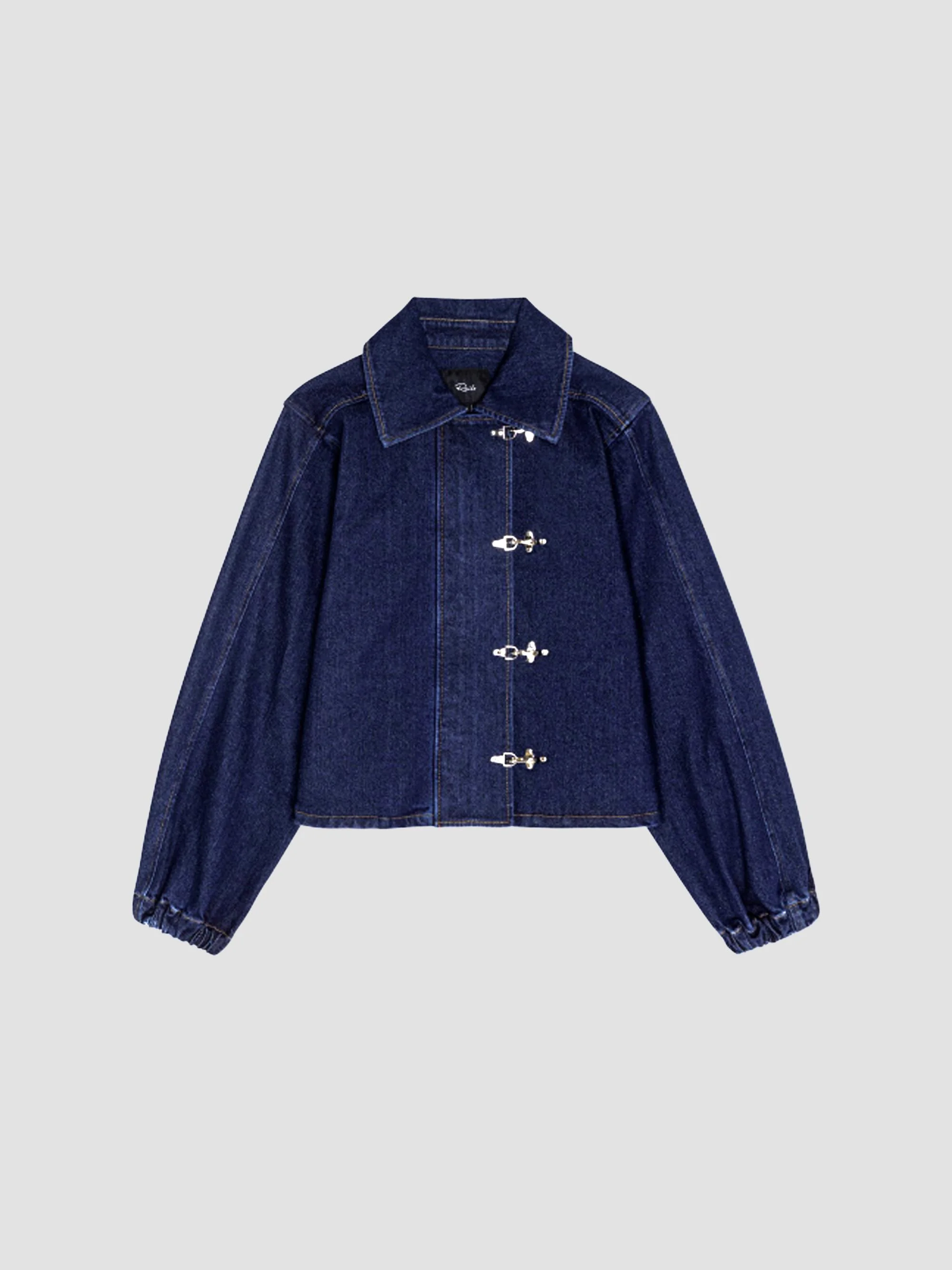 Women's Brooke Denim Toggle Jacket - Rinse Indigo - 1