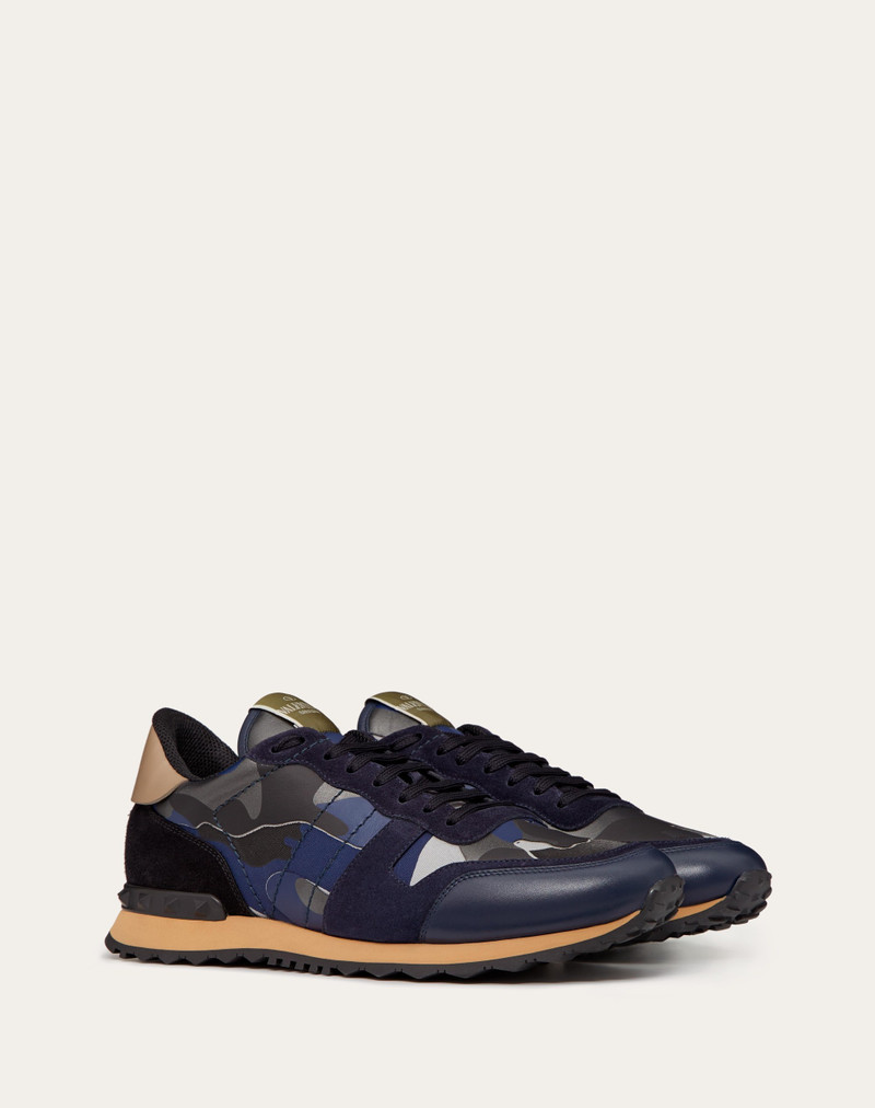 Valentino ROCKRUNNER CAMOUFLAGE LAMINATED SNEAKER outlook