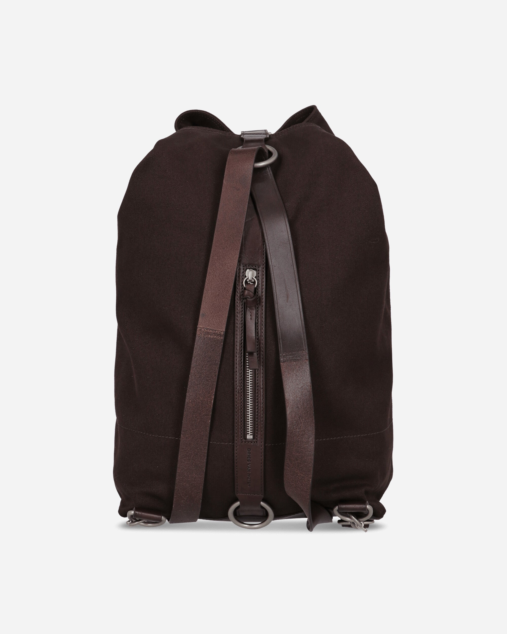 Adjustable Canvas Bag Dark Brown - 2