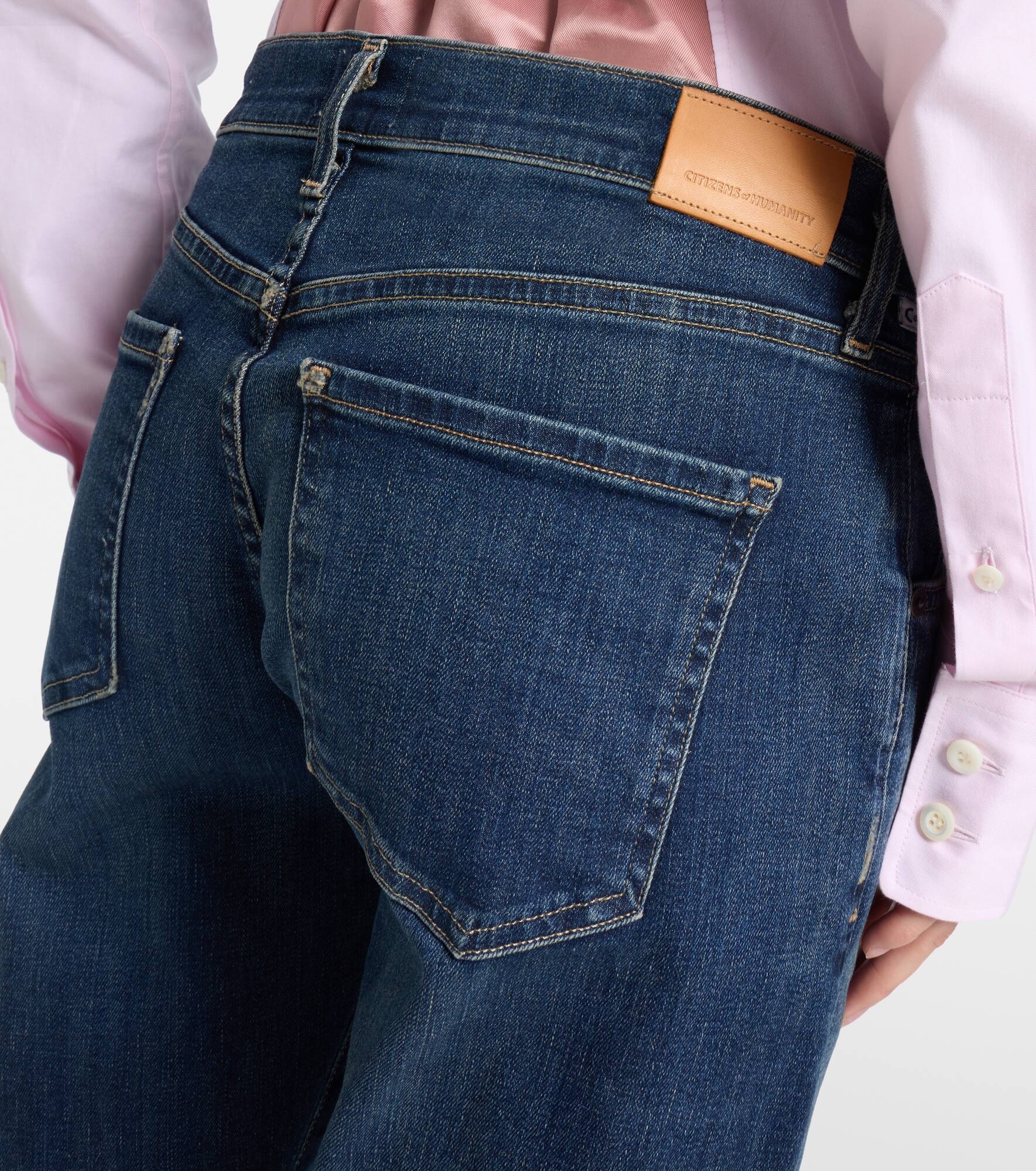 Emerson mid-rise slim jeans - 5