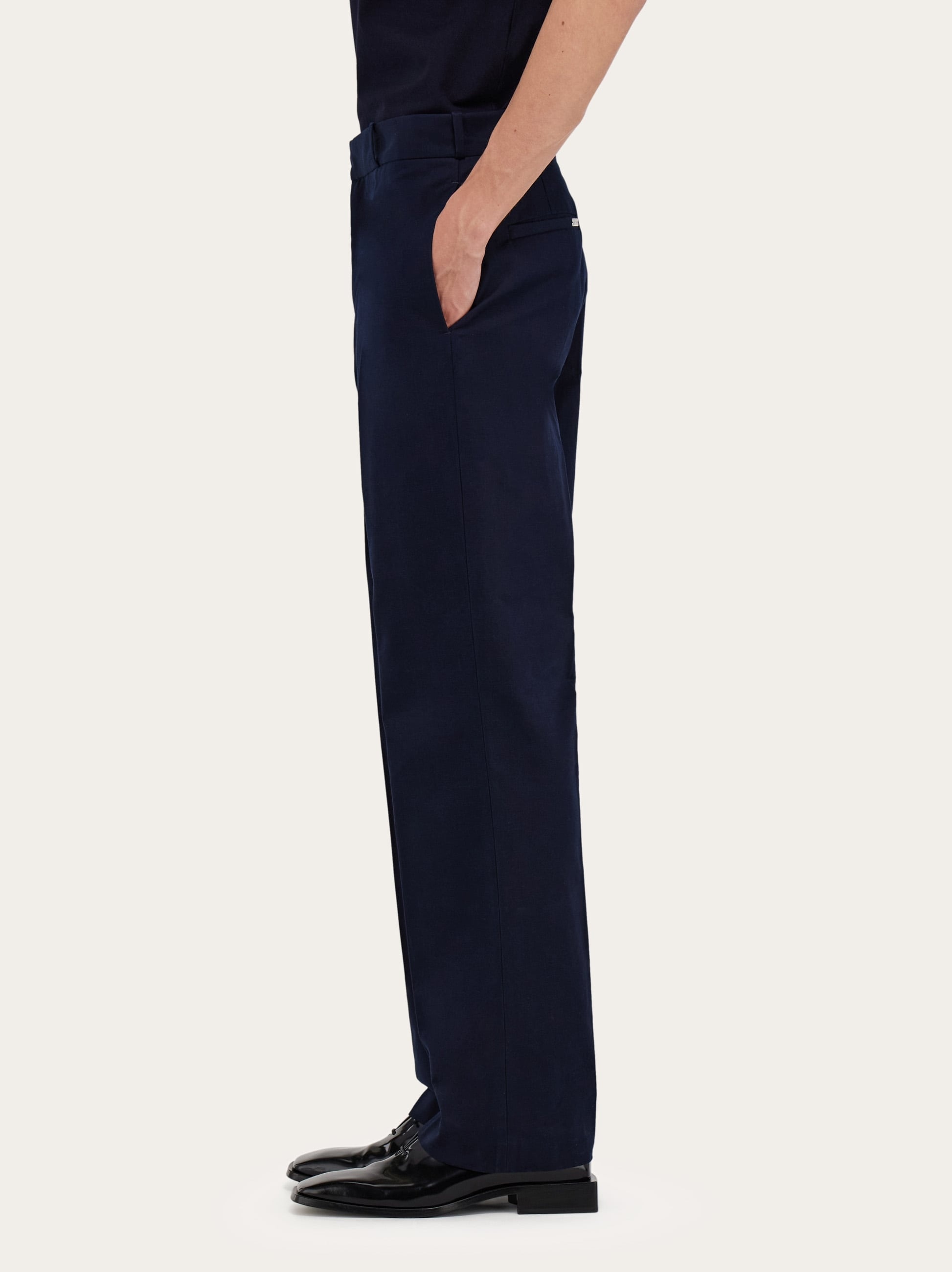 Cotton canvas pants - 3