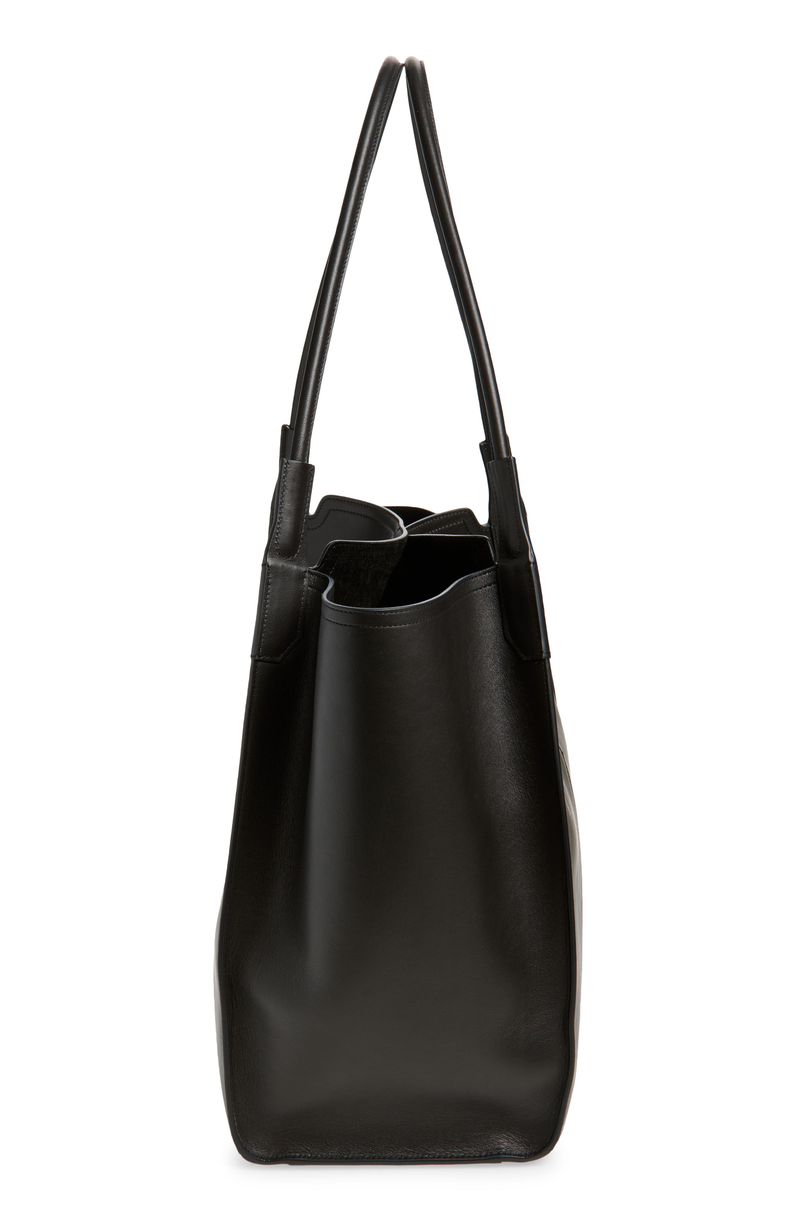 Victoria Beckham Victoria Leather Tote in Black at Nordstrom - 6