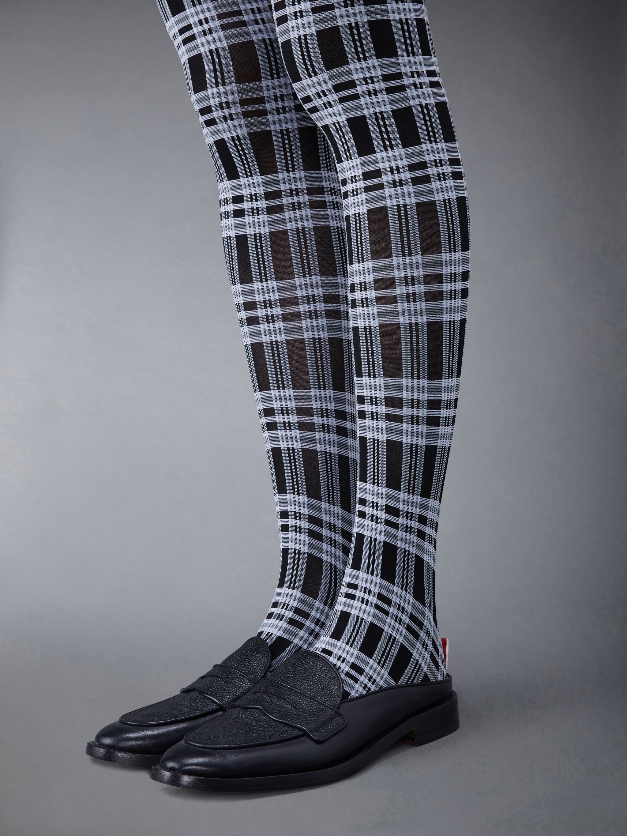 Prince of Wales Check Semi Opaque Tights - 4