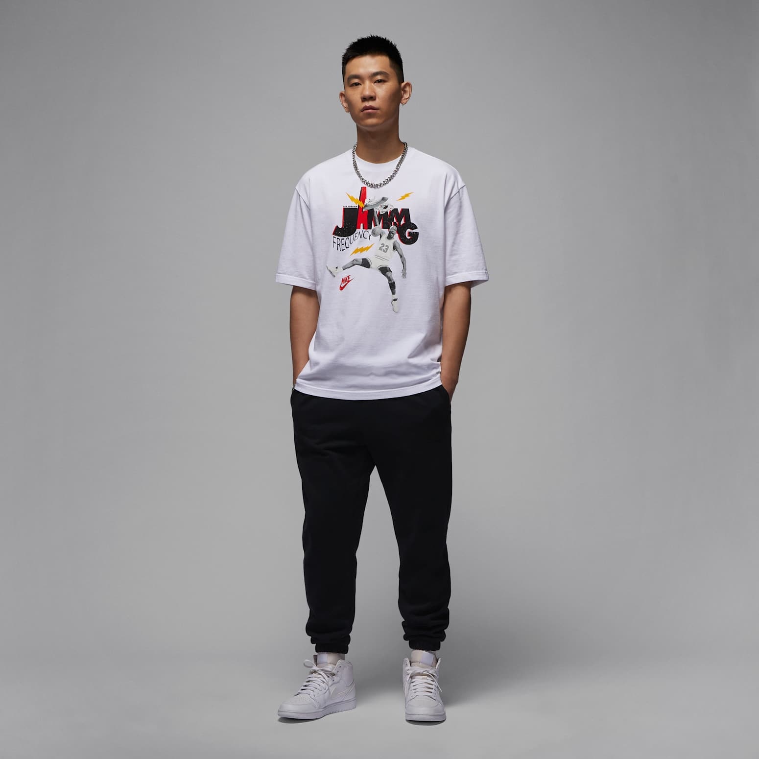 Air Jordan Graphic T-Shirt 'White' HJ2930-100 - 5