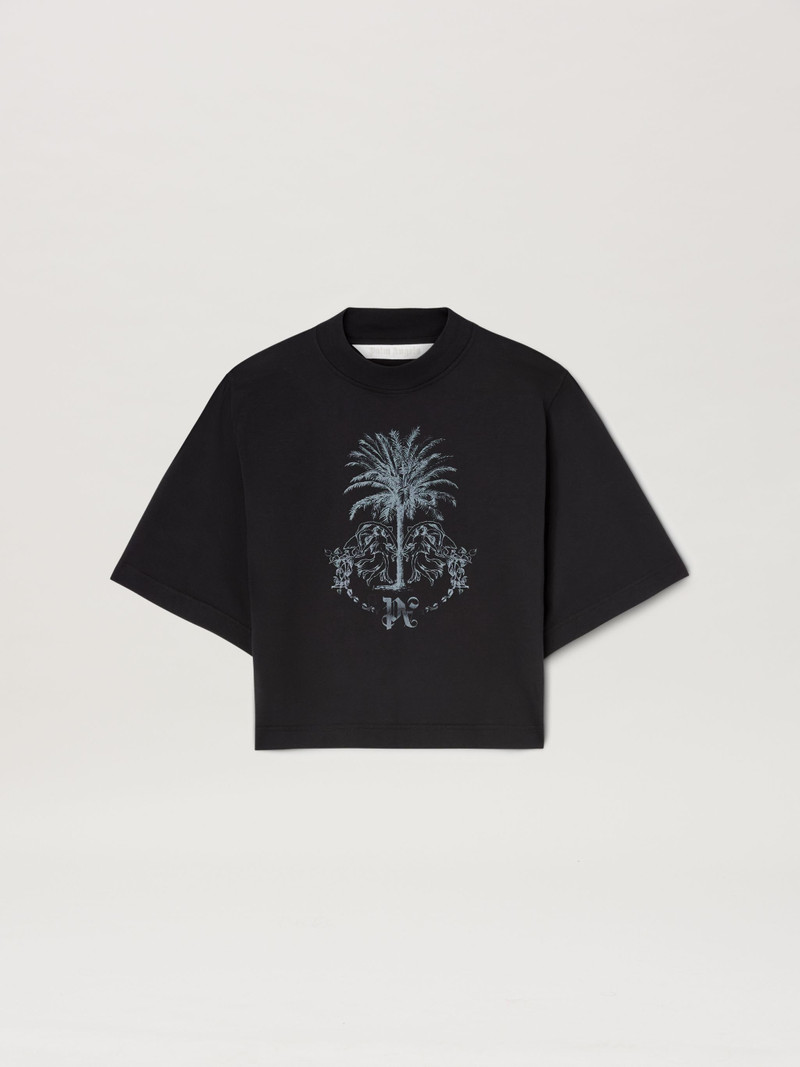 Palms Pencil Crop T-Shirt 1