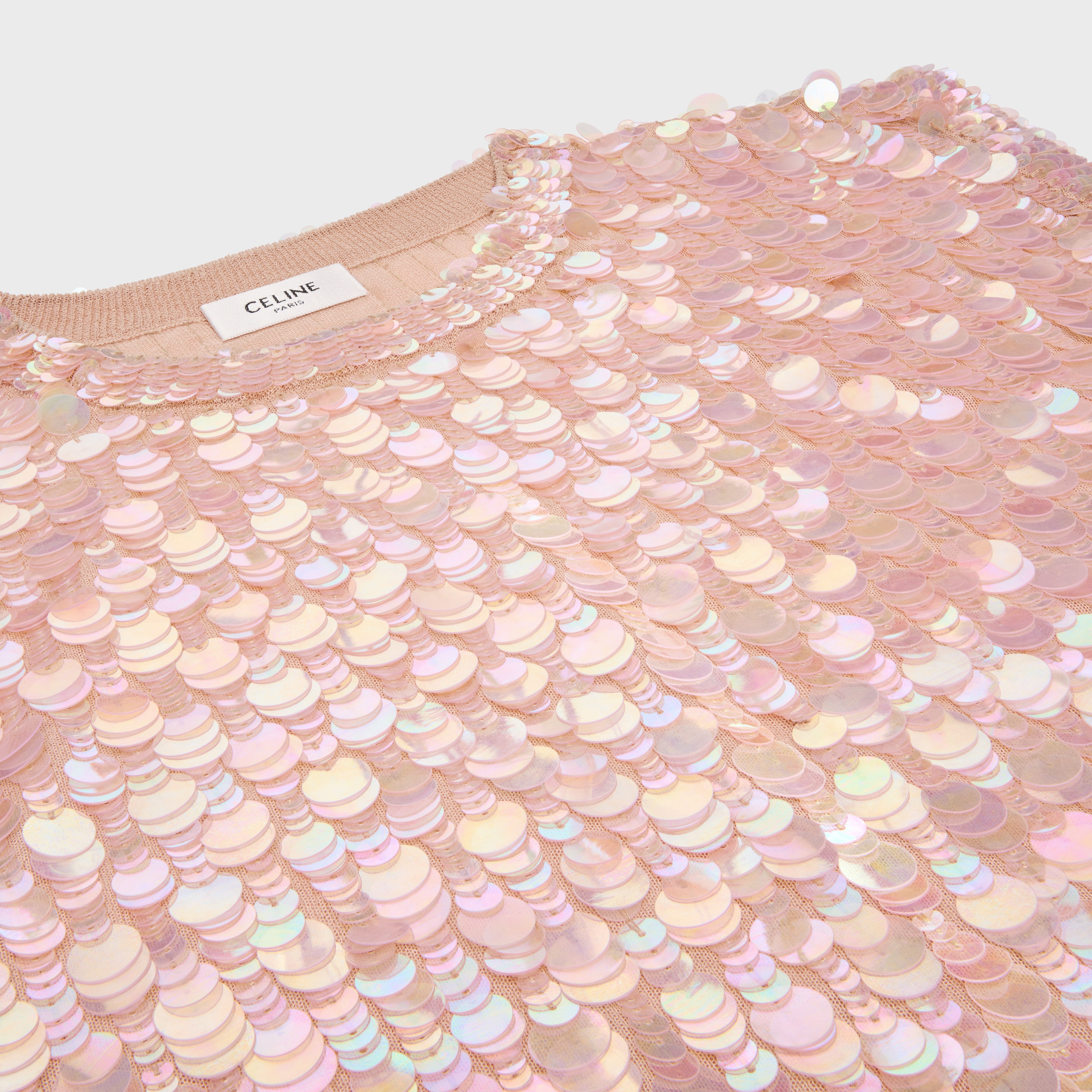 sleeveless top in silk - 3