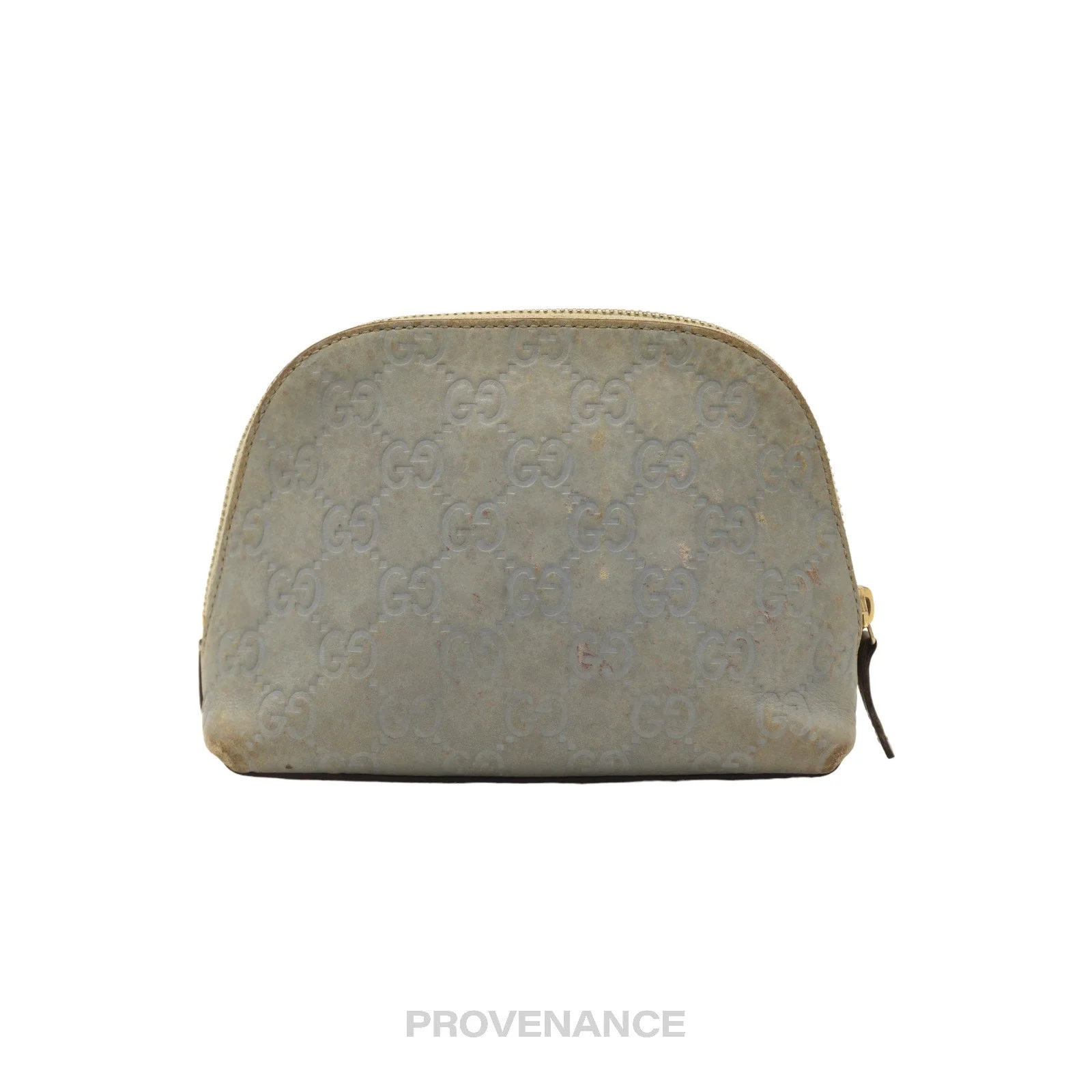 Gucci Zip Cosmetic Pouch - Powder Blue - 1