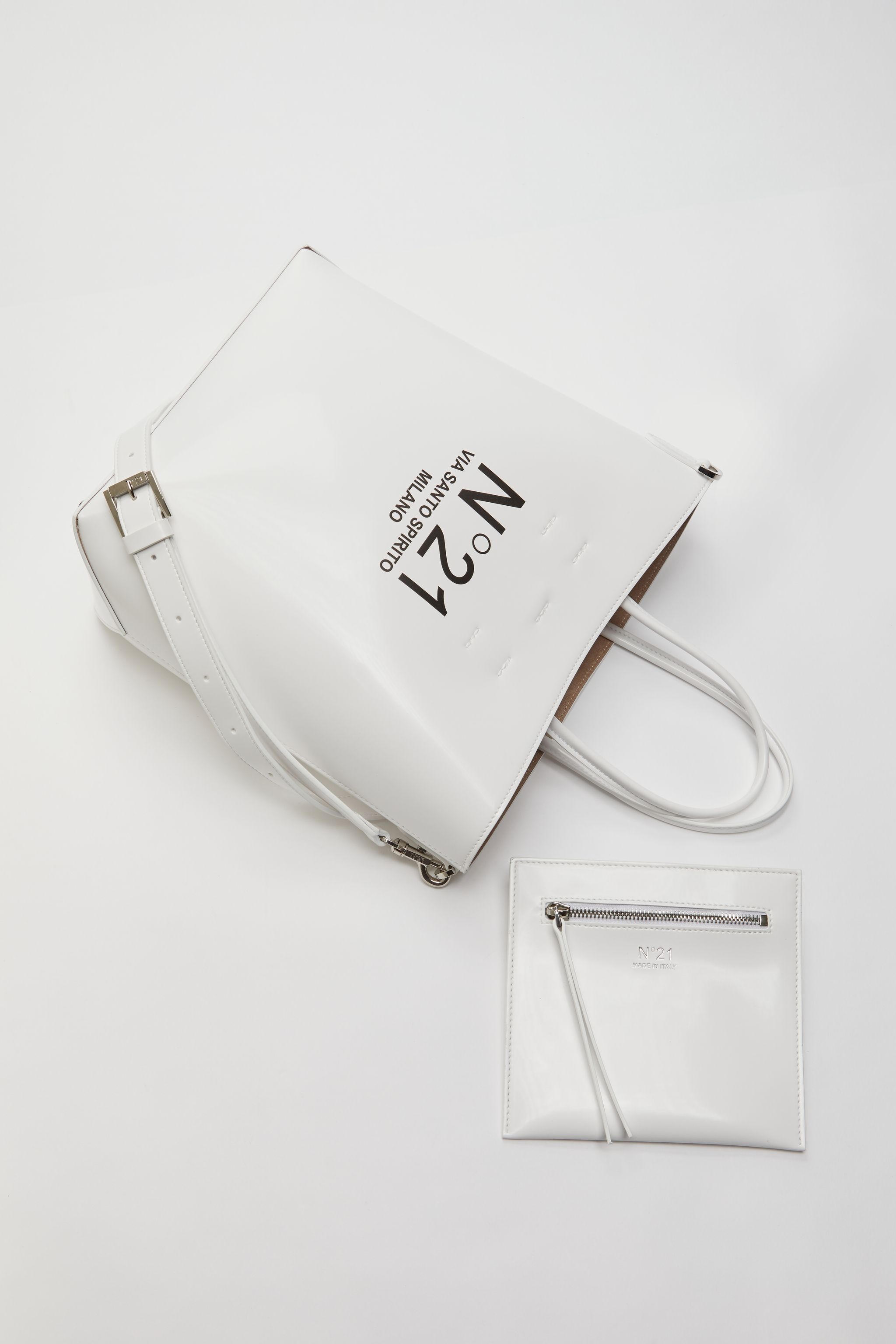 SMALL LOGO-PRINT SHOPPER - 4