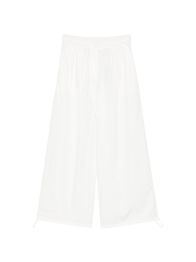 drawstring wide-leg trousers 1