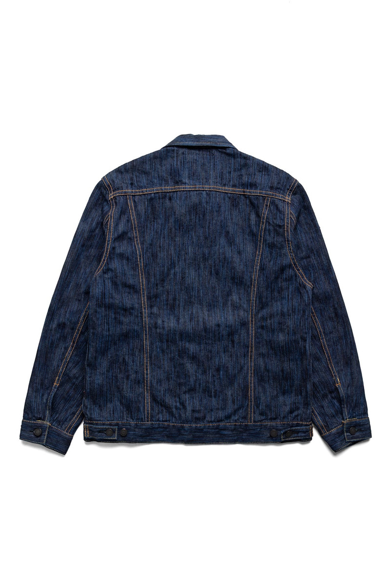 Pure Blue Japan Waterfall Denim Type 3 Jacket - Dark outlook