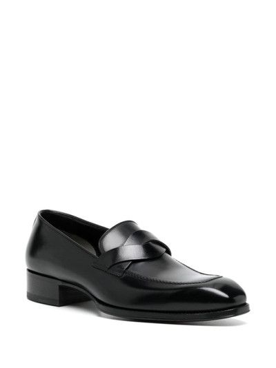 TOM FORD leather loafers outlook