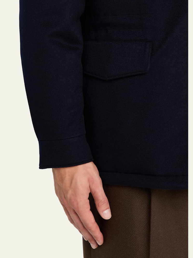 Loro Piana Men's Traveller Water-Resistant Cashmere Field Jacket outlook