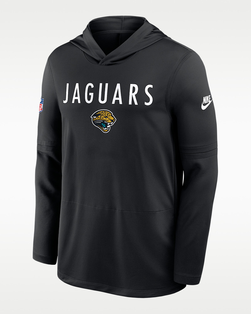 Jacksonville Jaguars Pass Accuracy Men's Nike Dri-FIT NFL Long-Sleeve Hooded Top 1