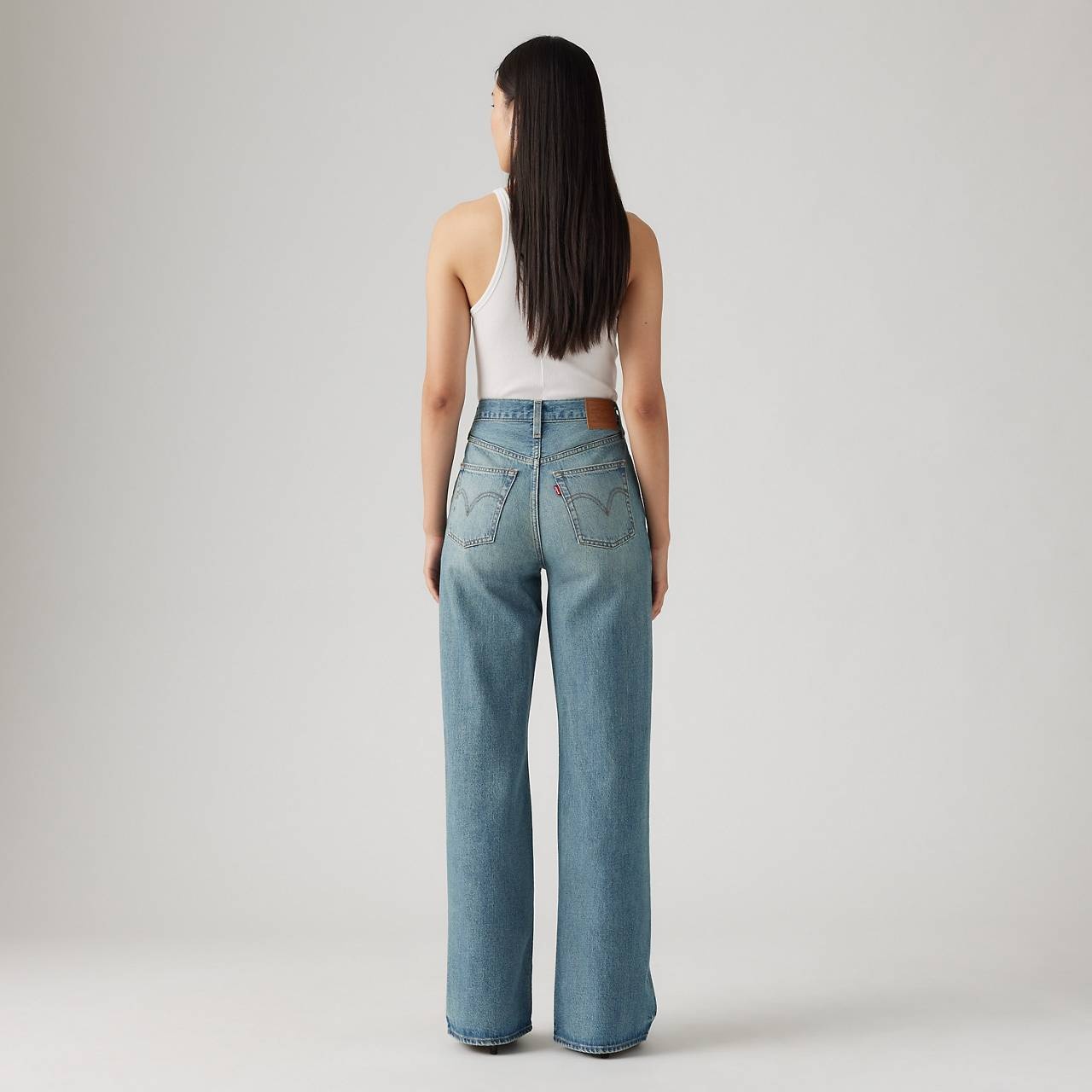 RIBCAGE WIDE LEG WOMEN'S JEANS - 5