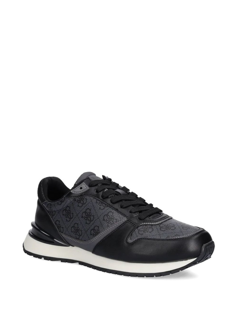 GUESS USA Island monogram mesh-panel sneakers outlook