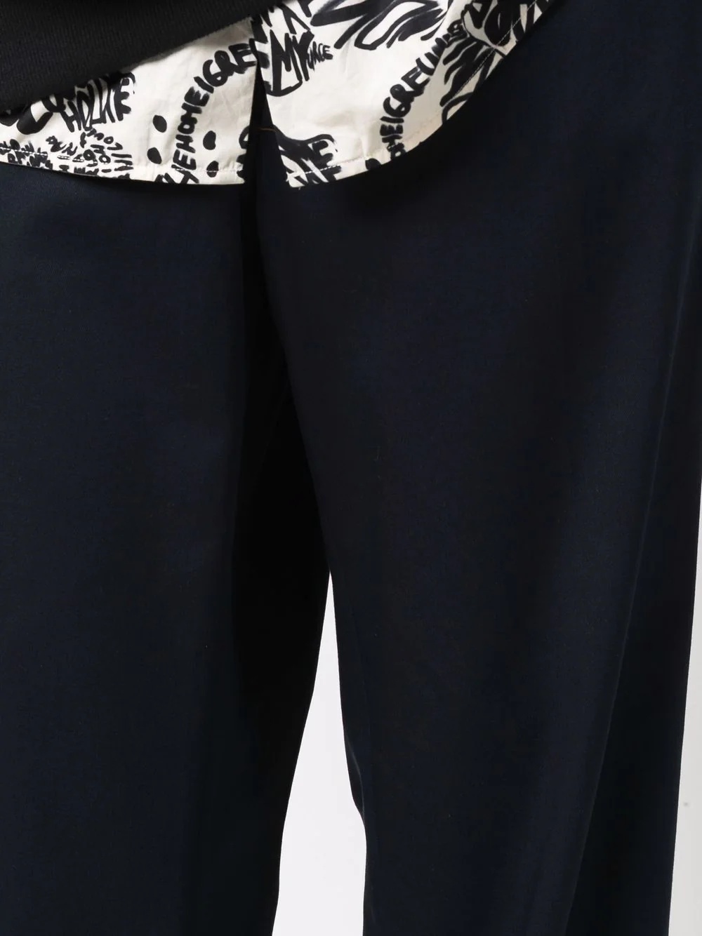 tailored straight-leg trousers - 5