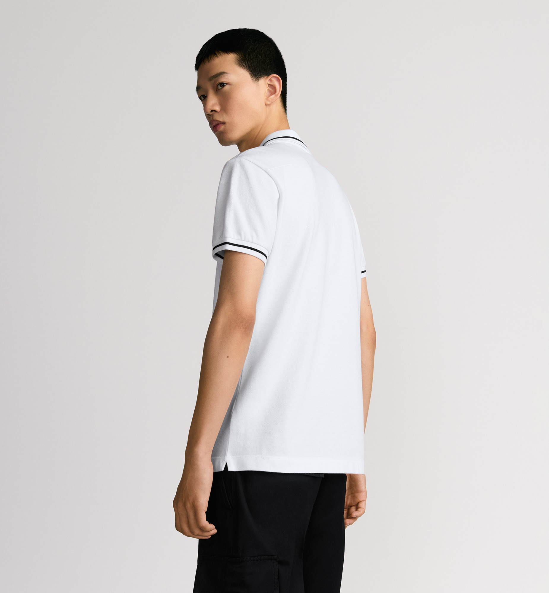 Polo Shirt with Bee Embroidery - 4