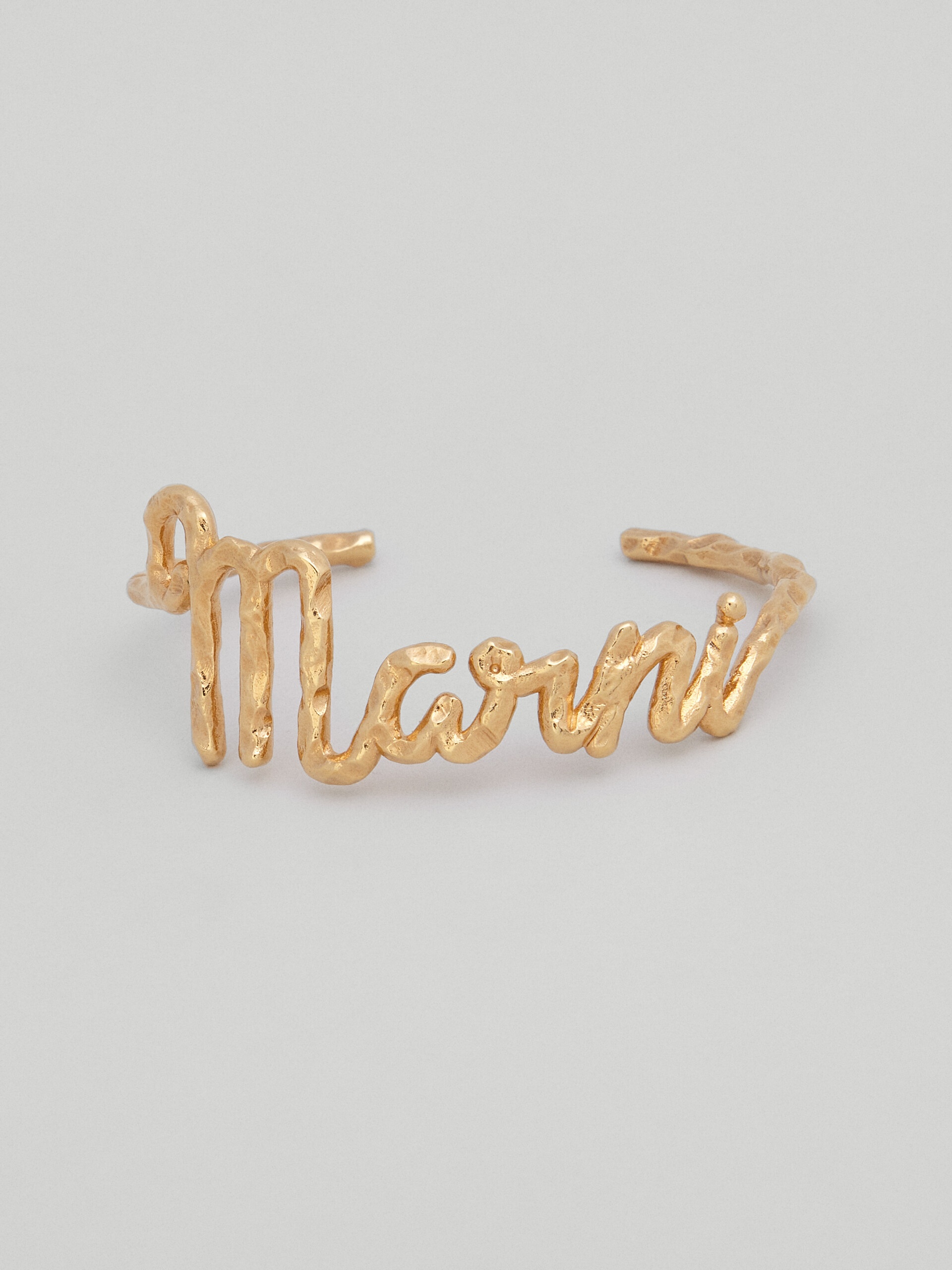 MARNI ITALIC BRASS BRACELET - 4