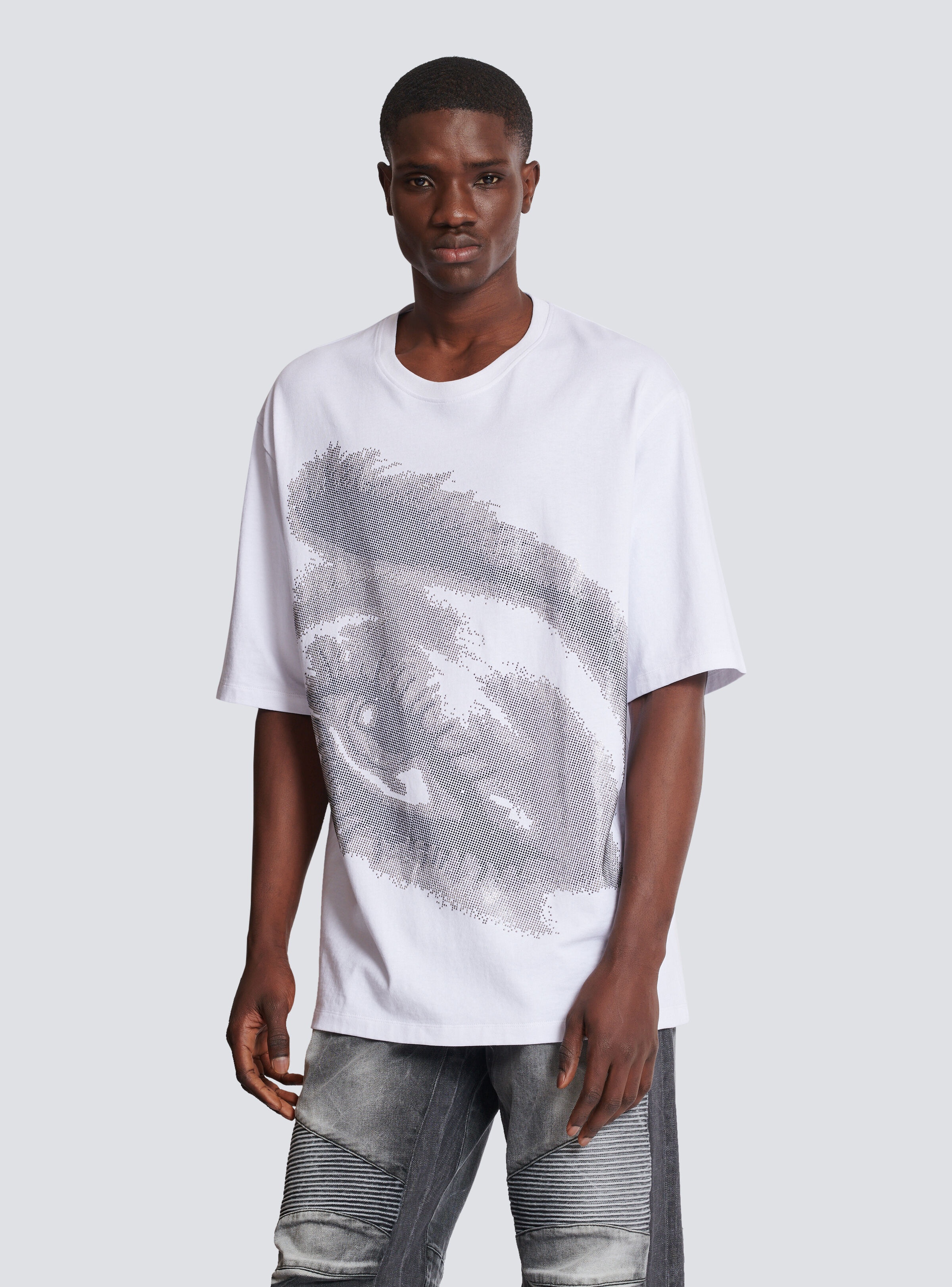 Embroidered eye T-shirt - 6