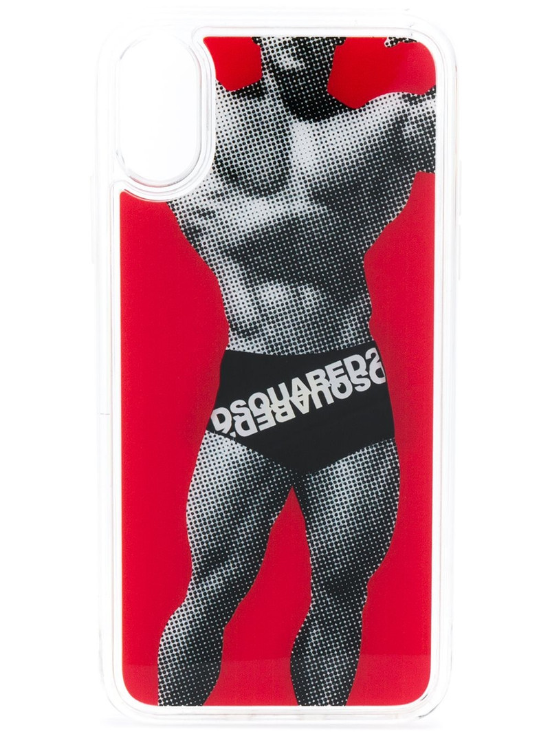 happy leaf logo boxers iPhoneX case 1
