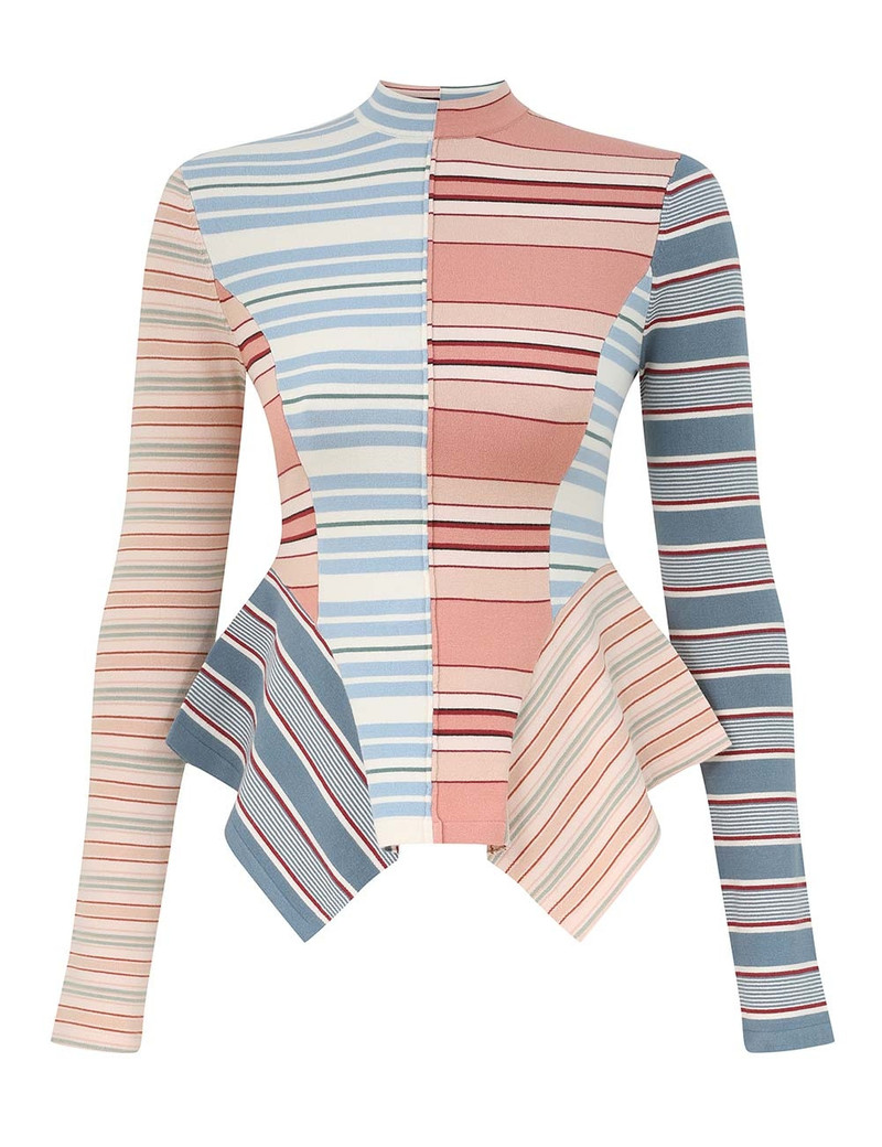 REBELLION SPLICED STRIPE TOP 1