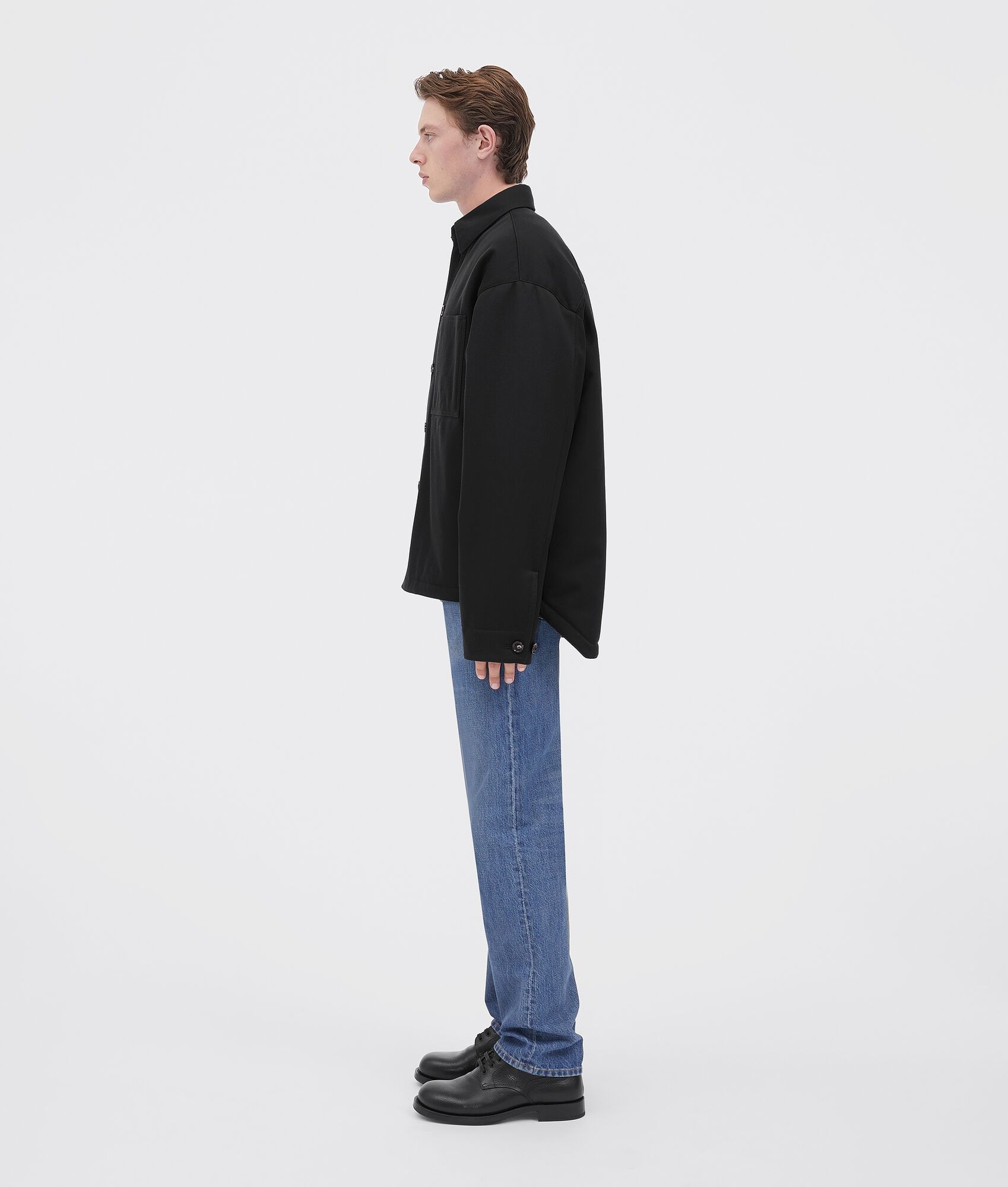 wool gabardine jacket - 2