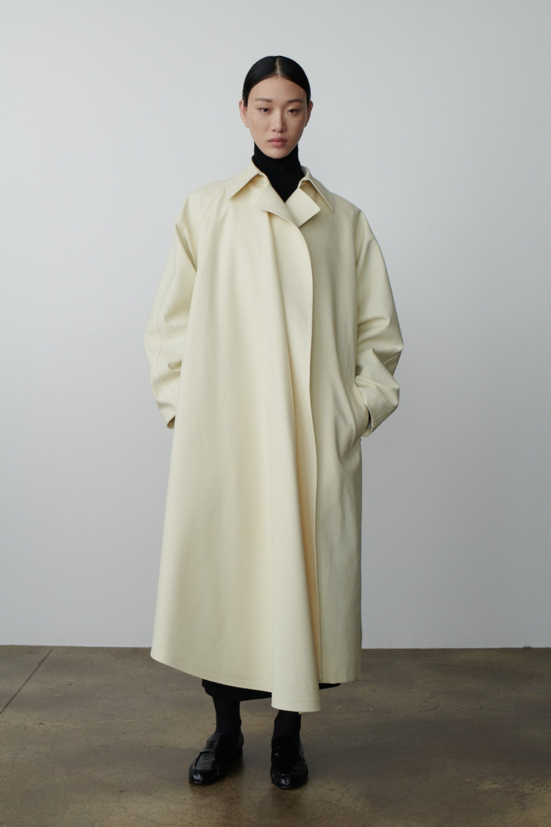 Maia Coat in Virgin Wool and Cotton 5