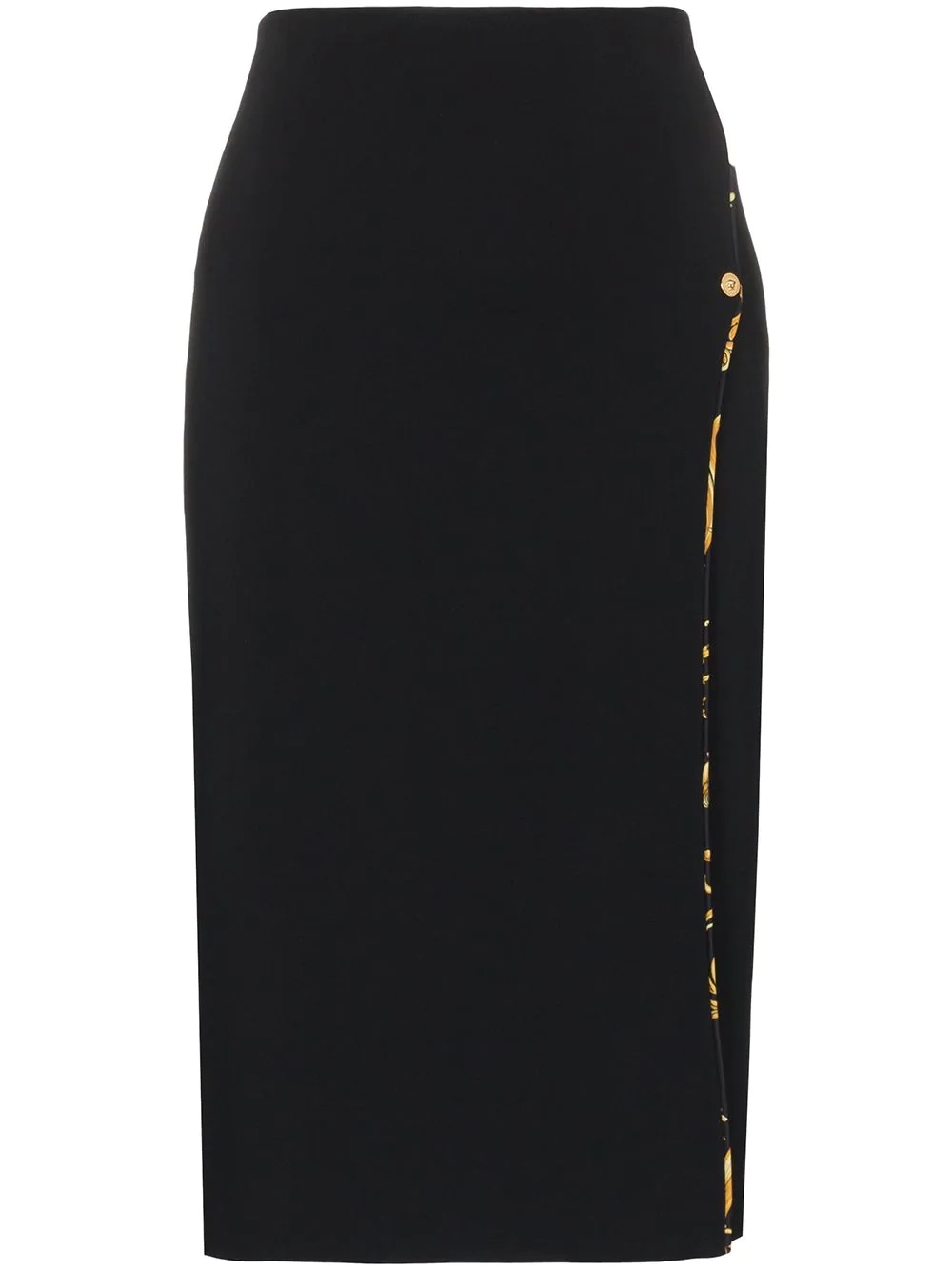 spliced midi skirt - 1