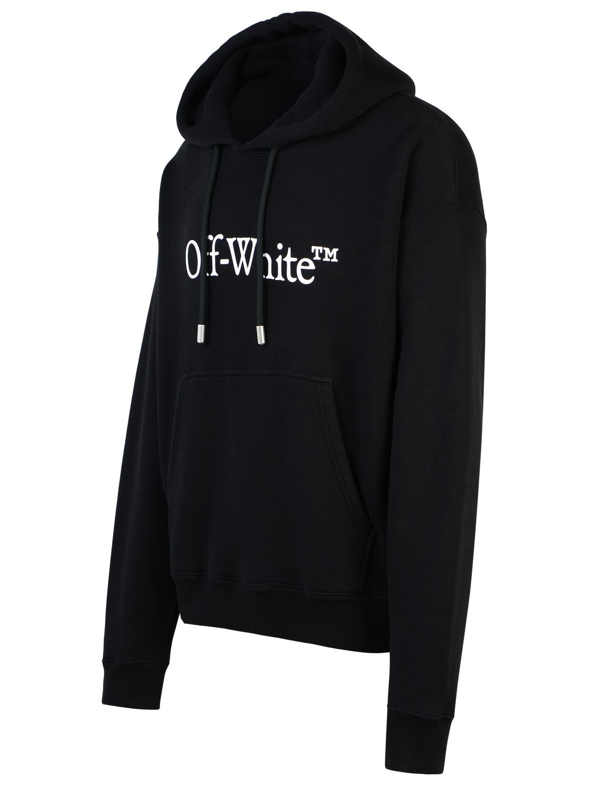 Off-White 'Big Bookish' Black Cotton Hoodie Men - 2