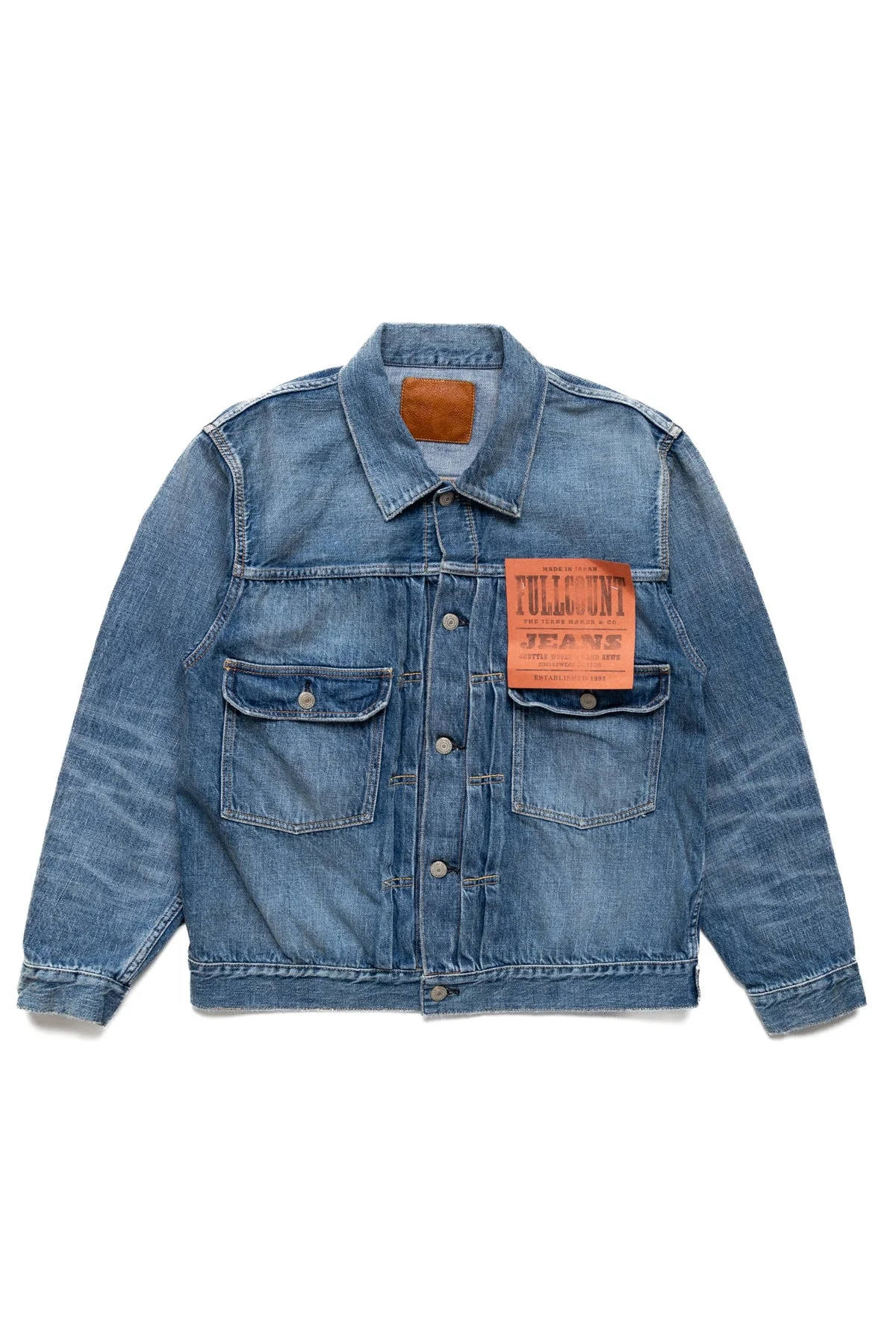 2978-2102SS Dartford 11.5oz Double Flap Pocket Denim Jacket Super Smooth - 1